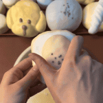 Golden Toast Squishy — animated squeeze demonstration