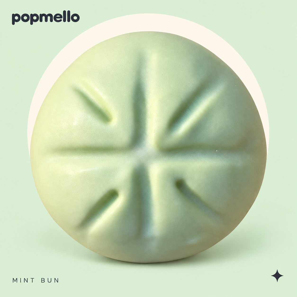 Mint Bun Squishy — Popmello designed main image based on actual product footage