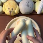 French Fry Crackle Squishy — actual product front view