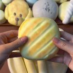 Striped Bun Squishy — actual product front view